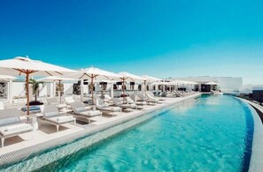 8 outdoor pools, open 6:00 AM to 10:00 PM, pool loungers - Garza Blanca Los Cabos (Cabo San Lucas)