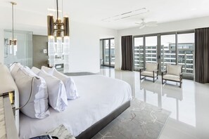 Egyptian cotton sheets, premium bedding, down duvets, pillow-top beds - Garza Blanca Los Cabos (Cabo San Lucas)
