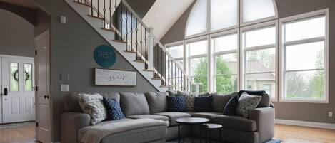 Télévision, cheminée