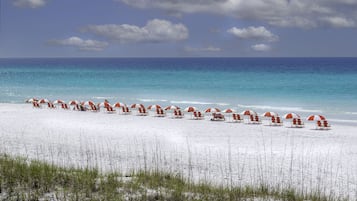 Sun loungers, beach towels