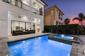 Pool - Fairway Magic: Themed Bedroom, Theater, Games Loft, Private Pool, Water Park, Near Disney (Kissimmee)