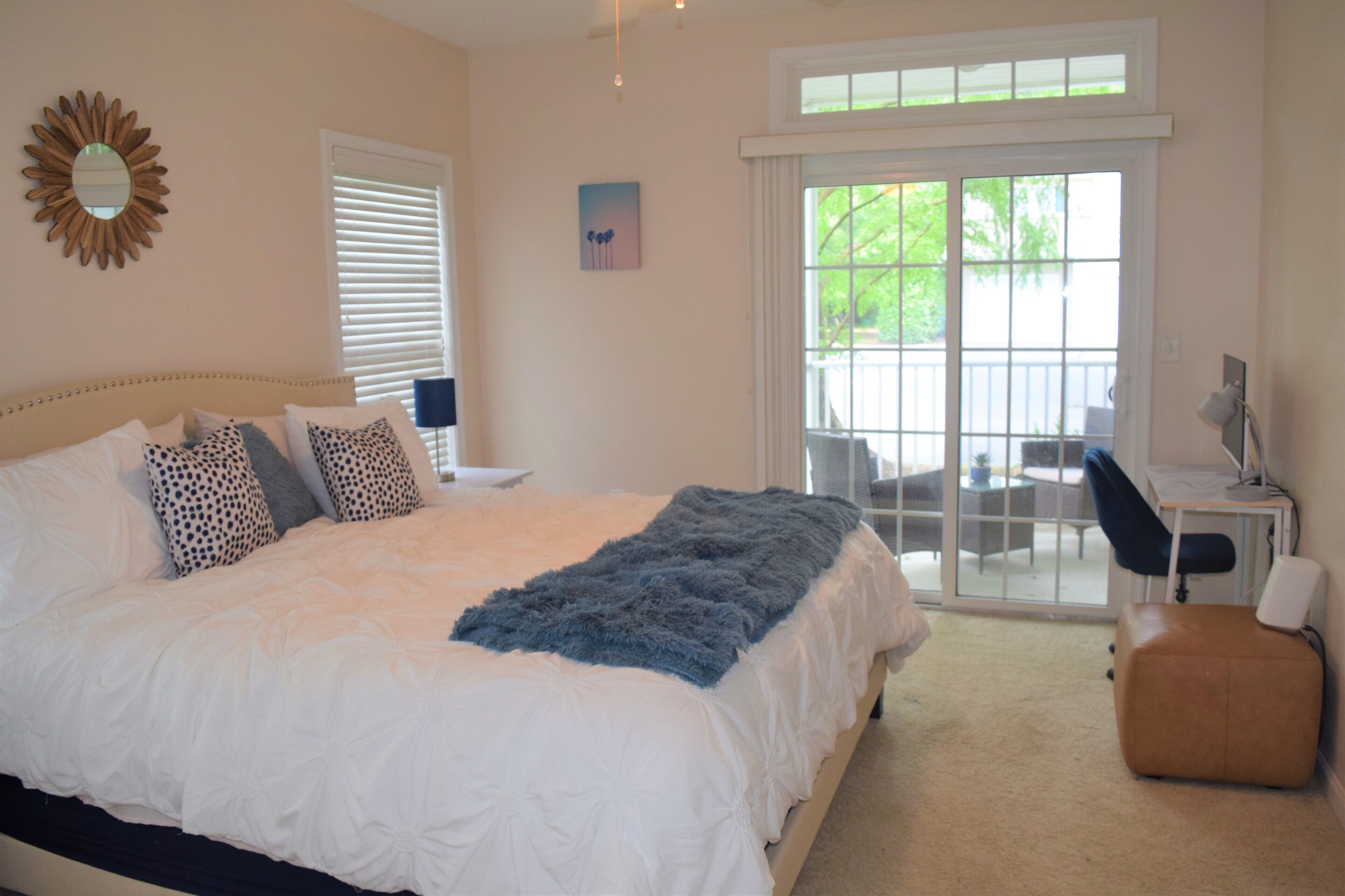 2 bedrooms, iron/ironing board, free WiFi