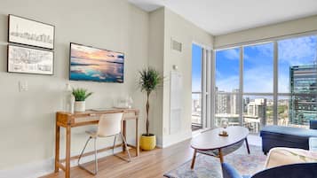 Premium-lejlighed | Opholdsområde