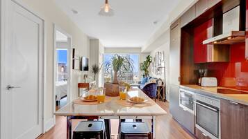 Premium-lejlighed | Opholdsområde