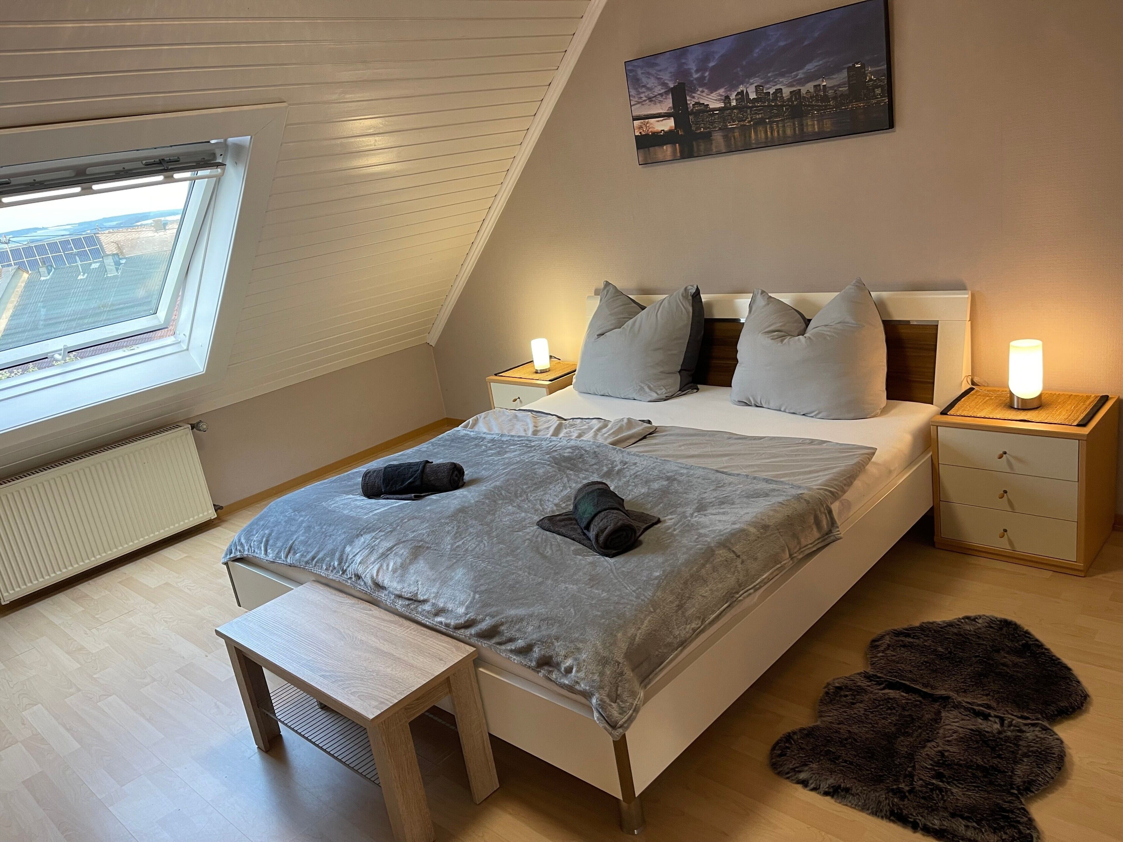 1 chambre, fer et planche à repasser, Wi-Fi gratuit, draps fournis