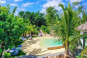Pool - The Mastic Chapel Cottage | 2BR w/ Private Pool on 11 Acre North Side Estate (North Side)