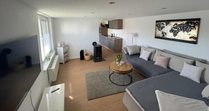 NEW renovated vacation apartment in a quiet location (large fenced property)