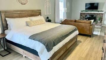 4 dormitorios, tabla de planchar con plancha, wifi y ropa de cama