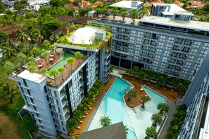 Façade de l’hébergement