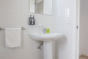 Een douche, een haardroger, een bidet