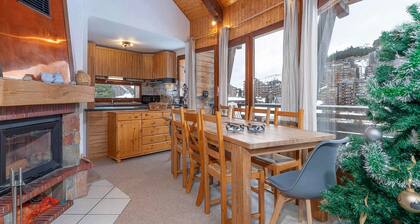 Ideal chalet for 10 in Avoriaz with sauna, fireplace, and ski-in/ski-out access
