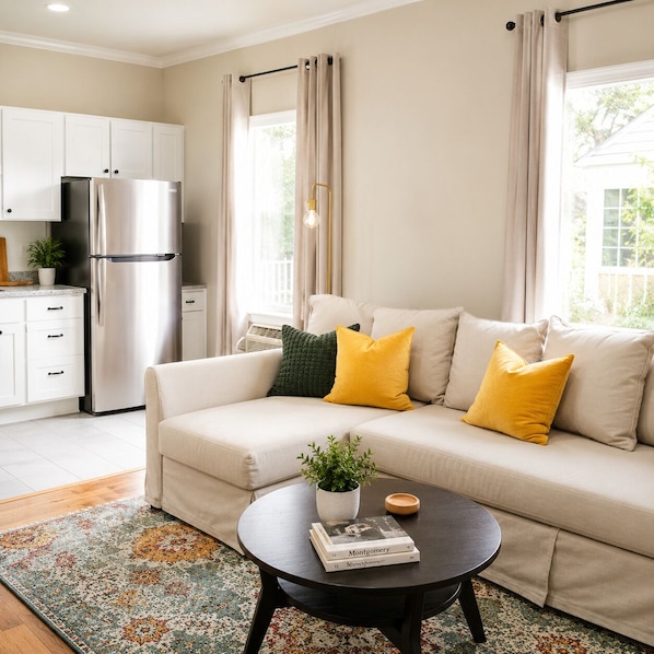 Smart TV - Guests book because it's convenient. They return because it feels effortless. (Montgomery)