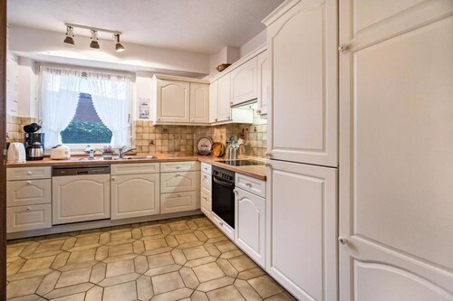 The vacation home am Siel is located in the village of Nesse and offers everything you need for a relaxing vacation.