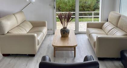 The house right on the water with direct access to the beach.