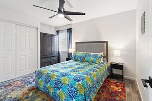 4 bedrooms, iron/ironing board, free WiFi, bed sheets