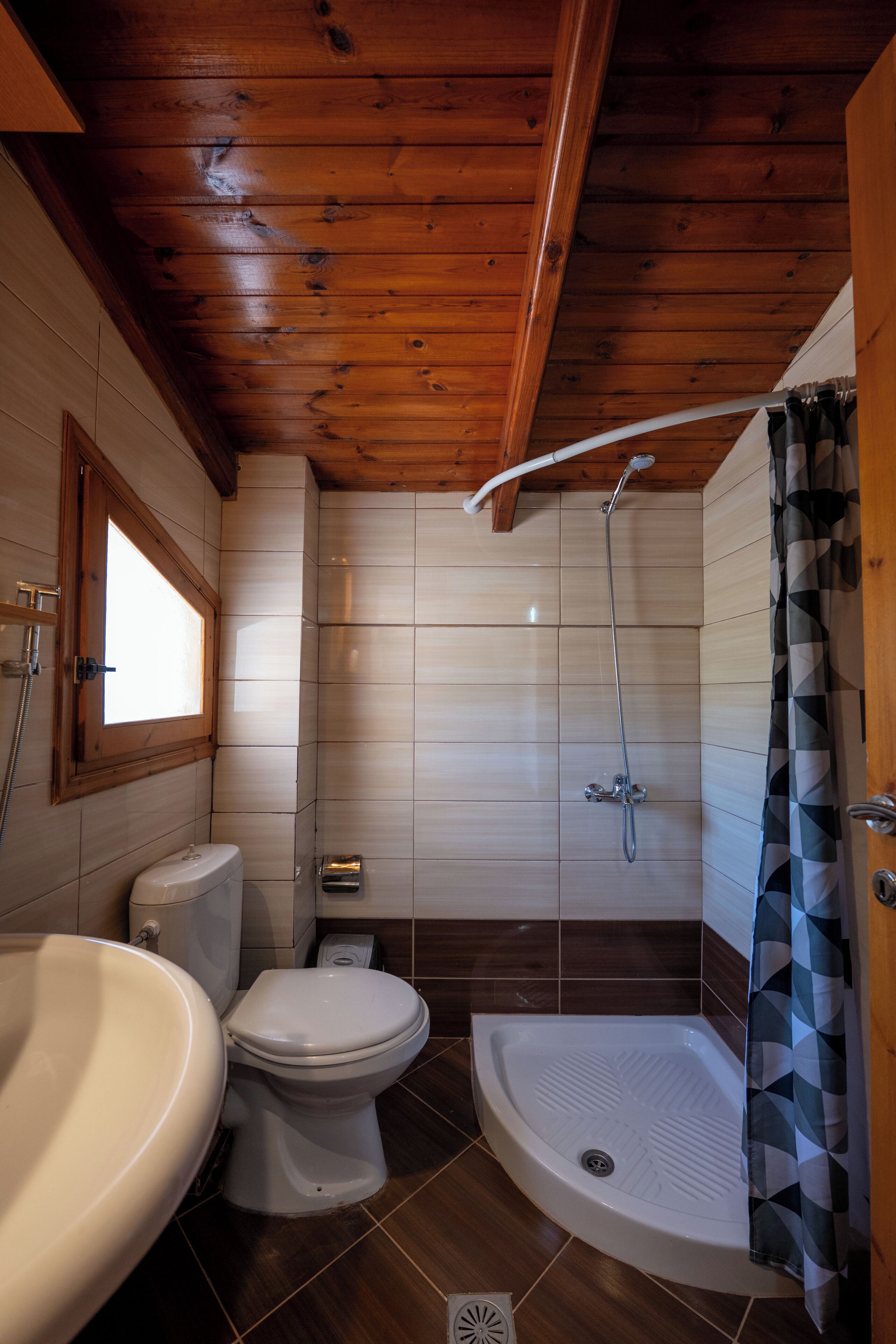 Penthouse Apartment | Salle de bain | Douche, douche à « effet pluie », sèche-cheveux, bidet
