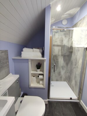 Shower, towels