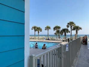 Una piscina riscaldata