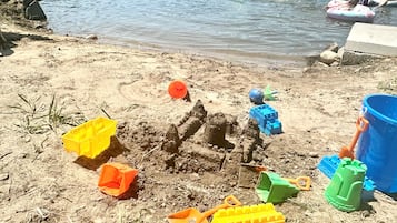 On the beach