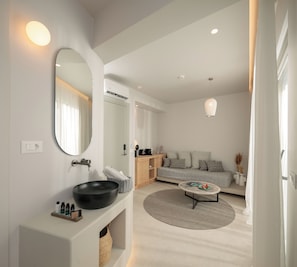 Living area - Anapollo Boutique Hotel - Adults Only (Naxos)