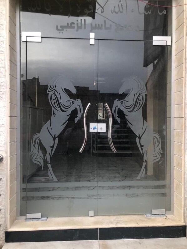 Façade de l’hébergement