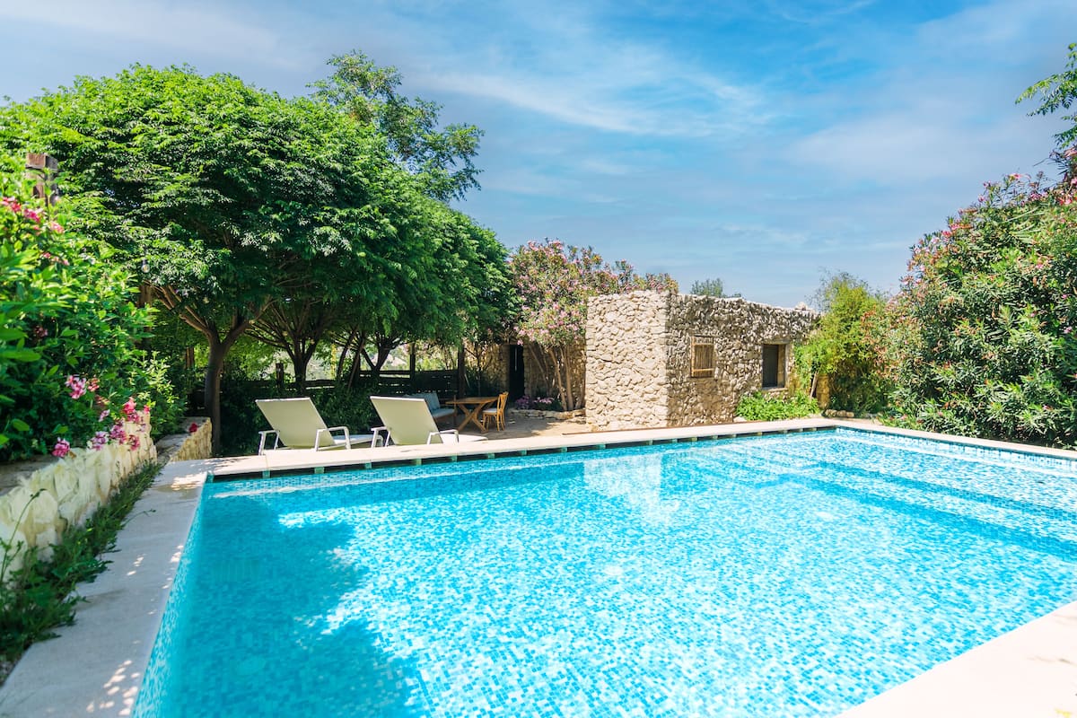 Beit El Seha - Private Garden and Pool | 1 bedroom, in-room safe, free WiFi, bed sheets