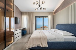 5 bedrooms, iron/ironing board, WiFi, bed sheets - Luxury 5-bedroom villa with heated pool, billiard, cinema room, sea views (Podstrana)