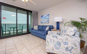 Living area - Phoenix All Suites West Hotel 403 1 Bedroom Condo (Gulf Shores)