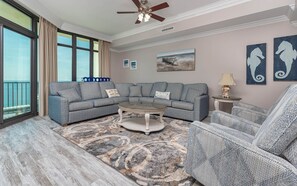 Condo, 3 Bedrooms | Living area - Phoenix West 2007 3 Bedroom Condo by Redawning (Orange Beach)