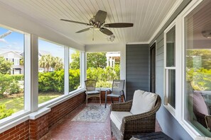 House, 2 Bedrooms | Terrace/patio - The Gray Whale Cottage 2 Bedroom Home by RedAwning (Beaufort)