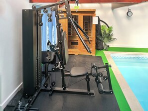 Fitness facility - 1 bedroom accommodation in Amble (Amble)