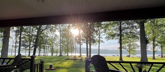 Lakefront Home on Cross Lake Jordan NY.  NOW OPEN FOR BOOKINGS IN 2026!