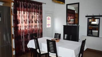 Opções para refeição no quarto