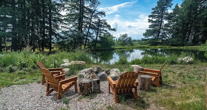 Patriot Tent at Columbia Mountain Ranch near Glacier National Park