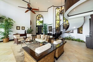 Smart TV, offices - Playa Hermosa Luxe Villa • 4BR • 5BA • Infinity Pool & Ocean Views (Playa Hermosa)