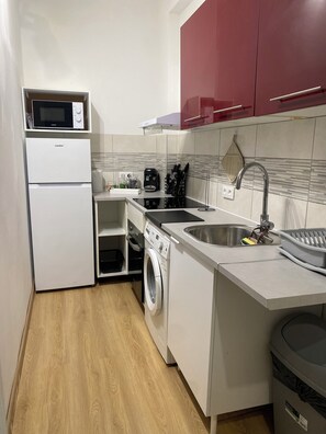 Fridge, microwave, oven, stovetop - Location Juillet Août (Nice)