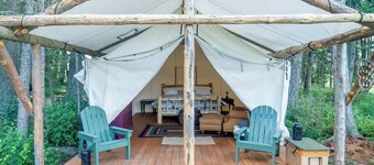 Trailblazer Tent at Columbia Mountain Ranch near Glacier National Park