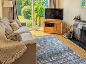 Fireplace - A great, three-bedroom bungalow, with front and back gardens. (Warbstow, near Crackington Haven)