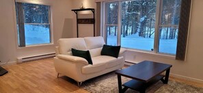 Télévision, cheminée