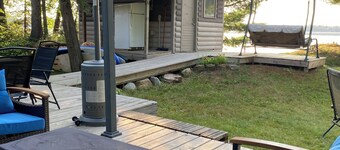 A great vacation place: charming cabin - quiet lake - classic sauna - fire pit