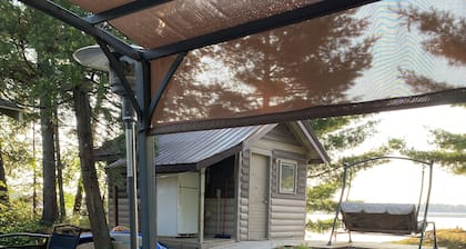 Your perfect vacation place: cozy cabin - quiet lake - classic sauna - fire pit