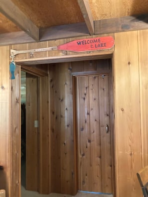 Interior - Your perfect vacation place: vintage cabin, quiet lake, and a classic sauna. (Britt)