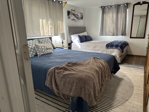 3 bedrooms, iron/ironing board, travel cot, WiFi