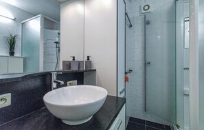 Shower, hair dryer