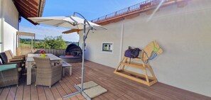 Outdoor dining - Ferienwohnung Beim Opa (Chieming)