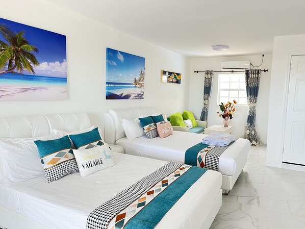 1 makuuhuone, vuodevaatteet