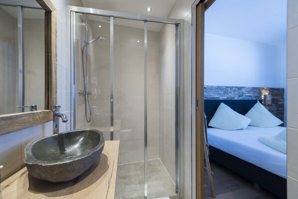 Towels, soap, toilet paper