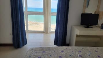 2 slaapkamers, een strijkplank/strijkijzer, wifi, beddengoed