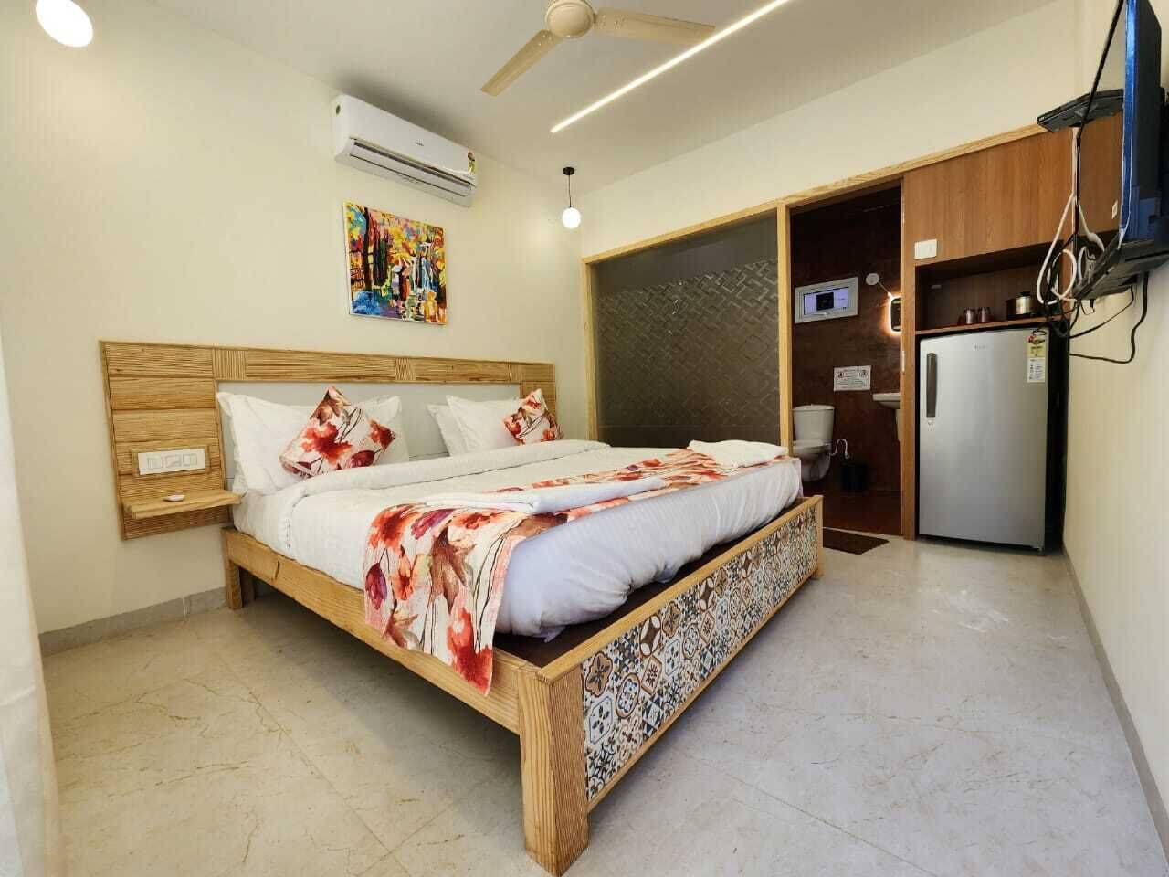 尊榮平房 | 1 間臥室、埃及棉床單、高級寢具、迷你吧