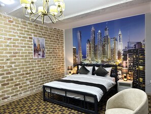 Luxury-Zimmer | 1 Schlafzimmer, Schreibtisch, laptopgeeigneter Arbeitsplatz